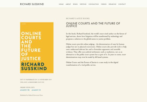 Richard Susskind’s website