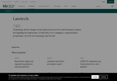 UK Law Society LawTech Resources